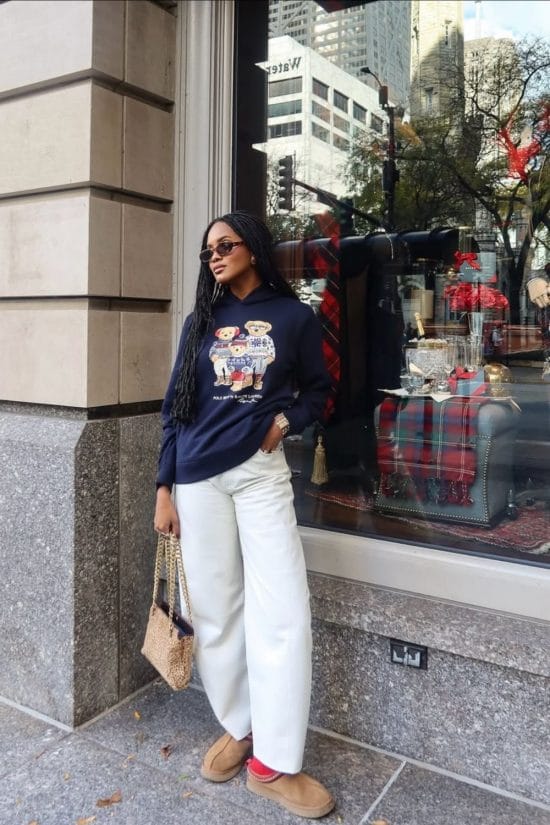 Graphic Hoodie and Wide-Leg Pants for Casual Comfort — January Outfits