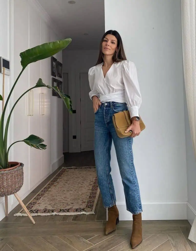 Delicate Lace Top with Skinny Jeans Delicate Lace Top with Skinny Jeans β Winter Outfits for Women Over 40