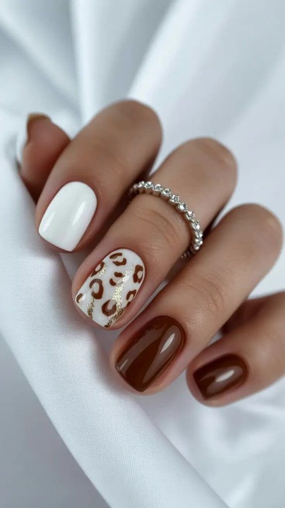 Animal Print Visual Idea Animal Print Visual Idea β Winter Nail Colors for Short Nails