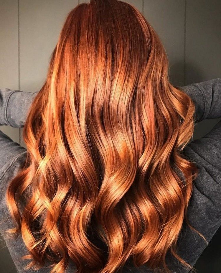 Rich Copper With Golden Undertones — Winter Hair Colors for Curly Hair