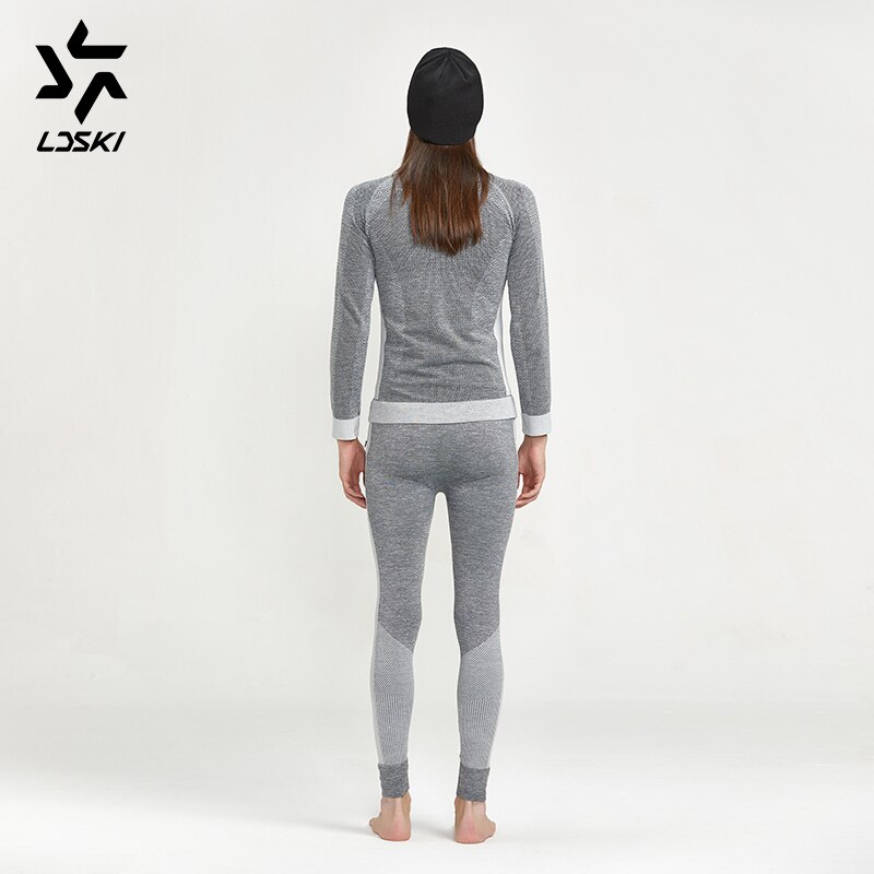 Minimalist Grey Thermal Base Layer Set with Side Panels Minimalist Grey Thermal Base Layer Set with Side Panels β Ski Outfits