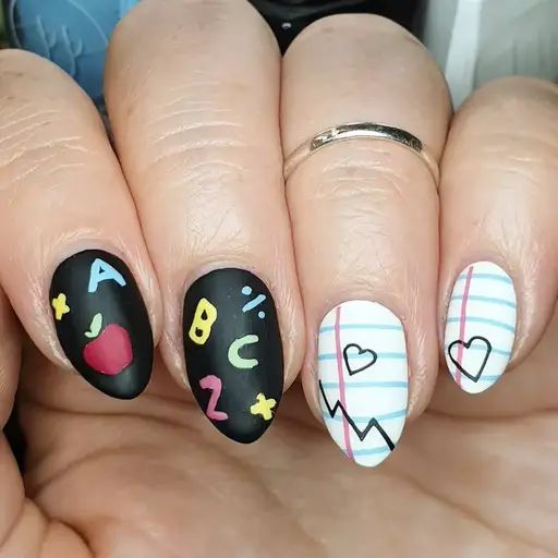 School Back To School Visual Idea School Back To School Visual Idea β Winter Nails for School