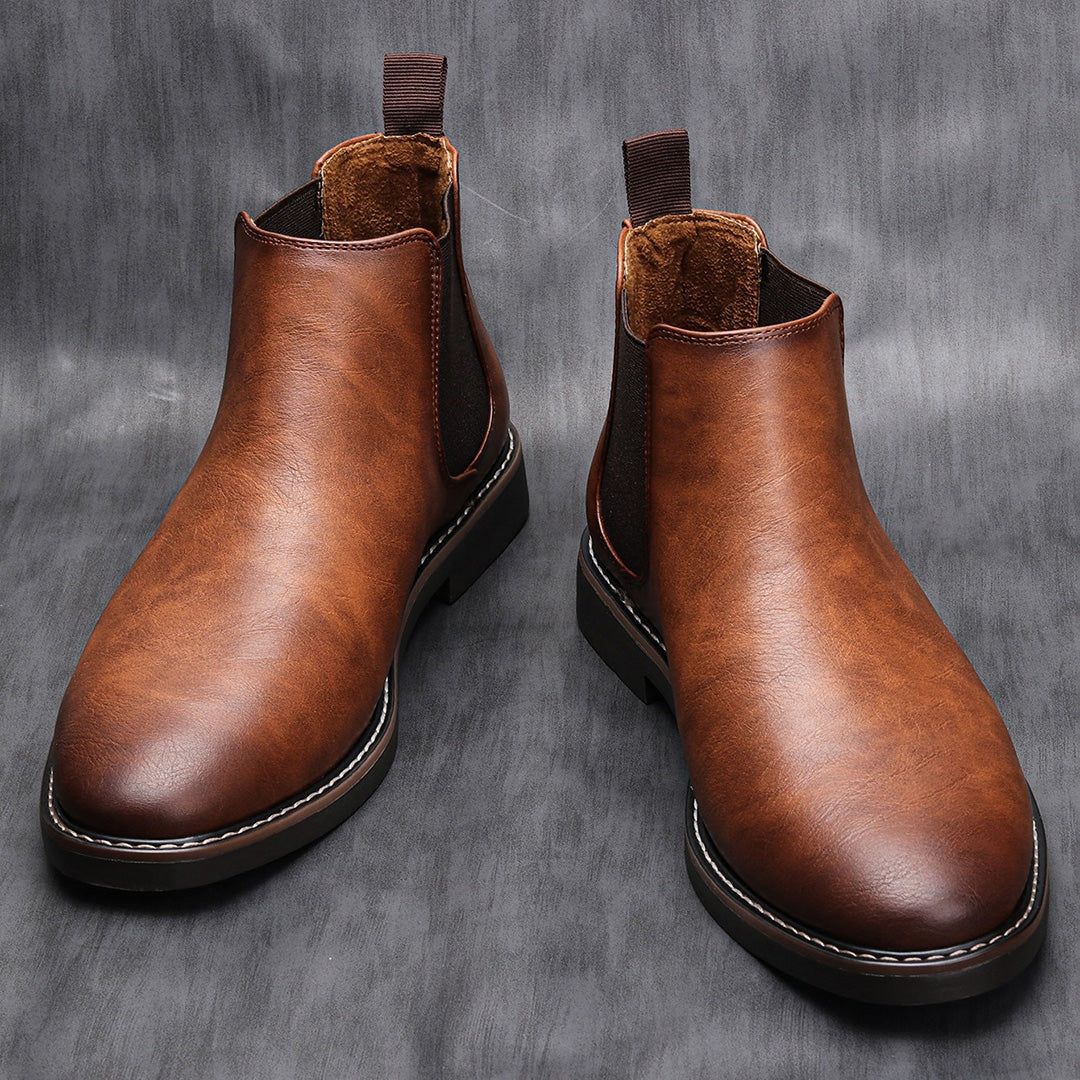 Timeless Design: Brown Leather Chelsea Boot Pair Timeless Design: Brown Leather Chelsea Boot Pair β Chelsea Boots Outfits
