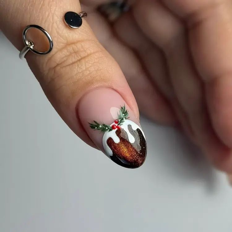 Christmas Winter Visual Idea Christmas Winter Visual Idea โ Winter Wonderland Nails