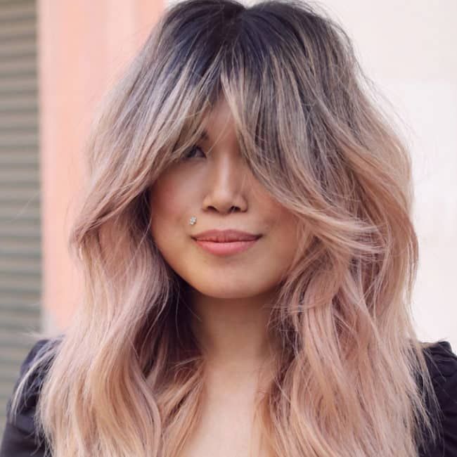 Ash Blonde With Pink Undertones — Winter Hair Colors for Women Over 70