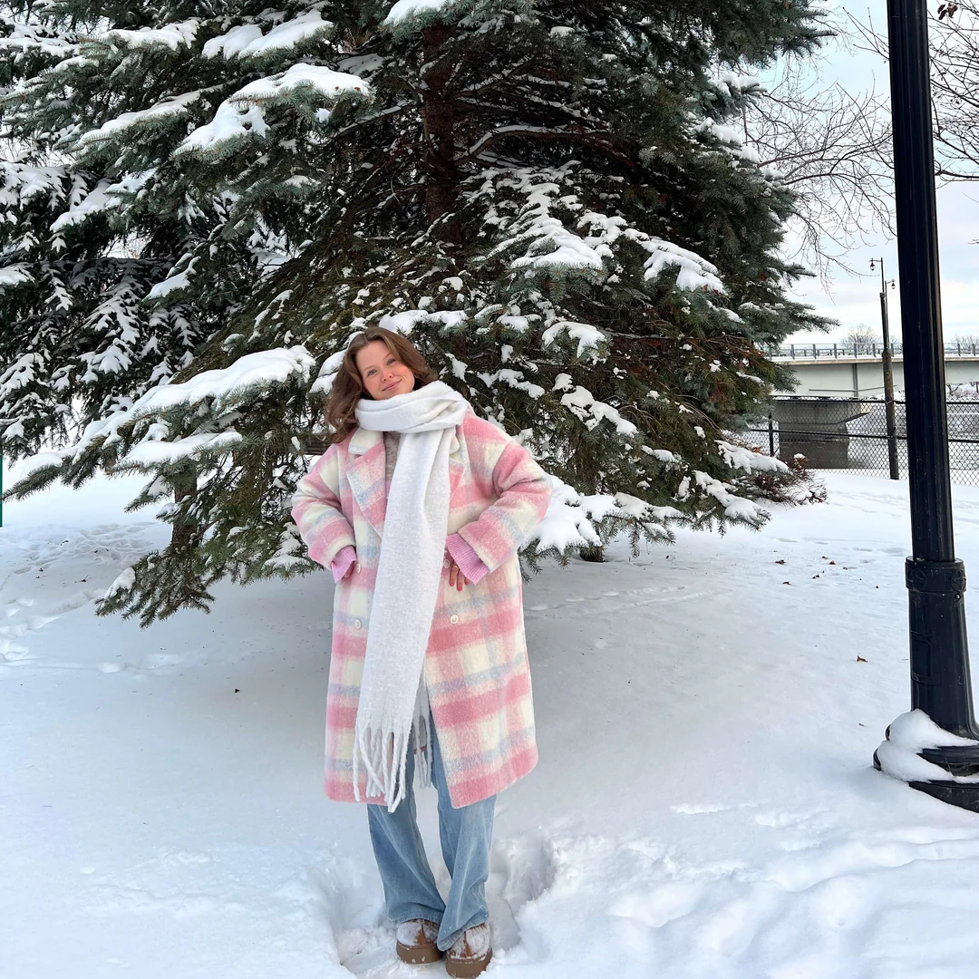 Brown Shearling-Lined Clogs Outfit Idea — Cute Winter Outfits