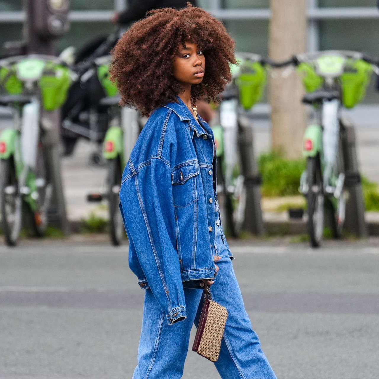 Double Denim for a Casual Campus Look Double Denim for a Casual Campus Look β Winter College Outfits