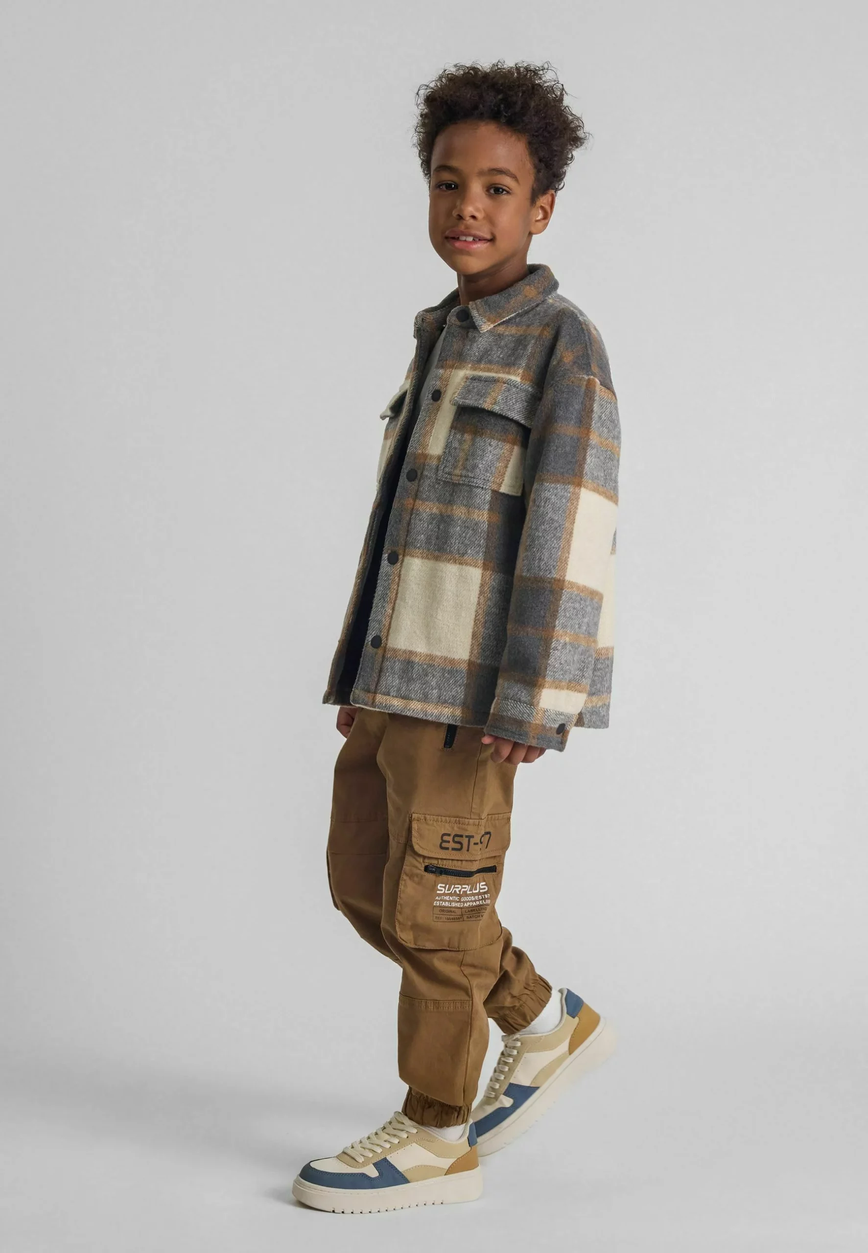 Oversized Plaid Shirt Jacket for Everyday Style Oversized Plaid Shirt Jacket for Everyday Style β Winter Outfits for Kids