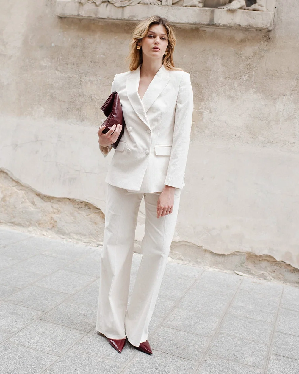 Business Casual Evening Event Outfit Idea — Italy Winter Outfits