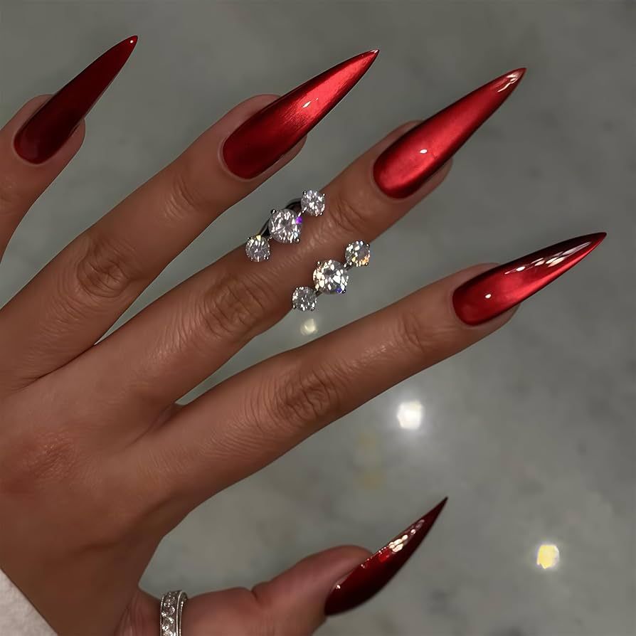 High Gloss Chrome Visual Idea High Gloss Chrome Visual Idea β Long Winter Nails