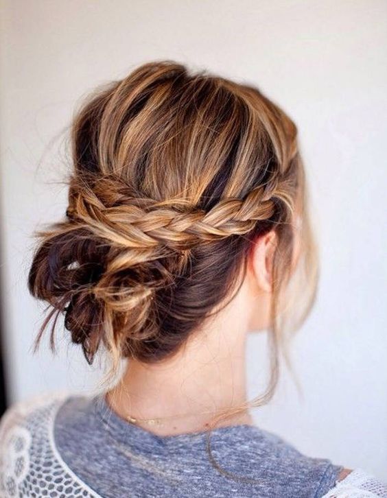 Braided Updo With Face Framing Waves Braided Updo With Face Framing Waves β Winter Hairstyles for Work