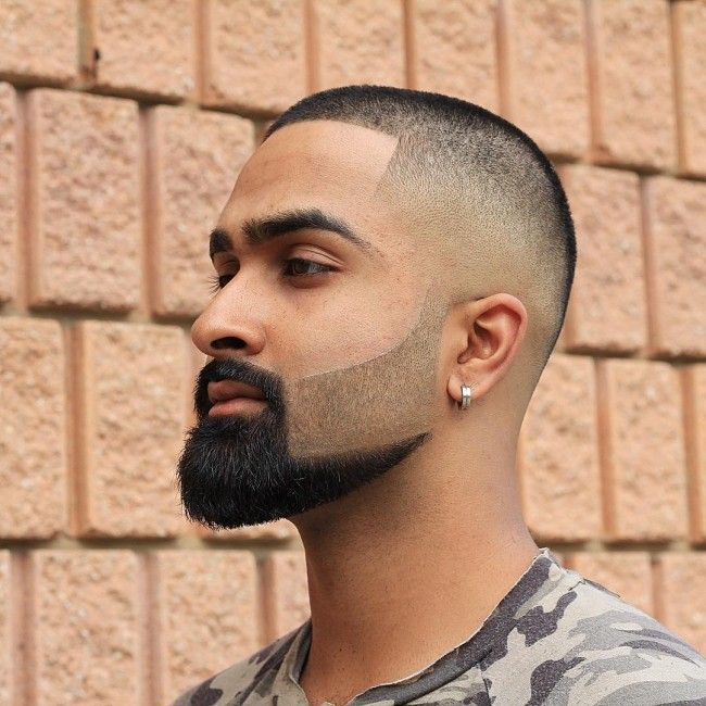 Sharp Fade Buzz Cut β The Hair Is Very Short All Over Sharp Fade Buzz Cut β The Hair Is Very Short All Over β Winter Hairstyles for Men