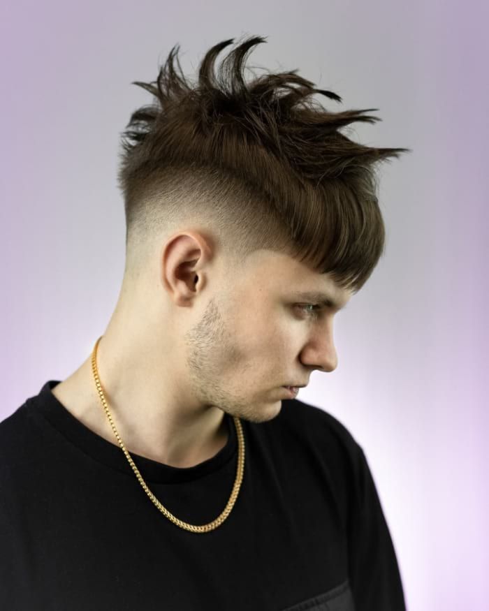 Textured Crop with Spiky Fringe β Almost Spiky Finish Winter Hairstyles for Men
