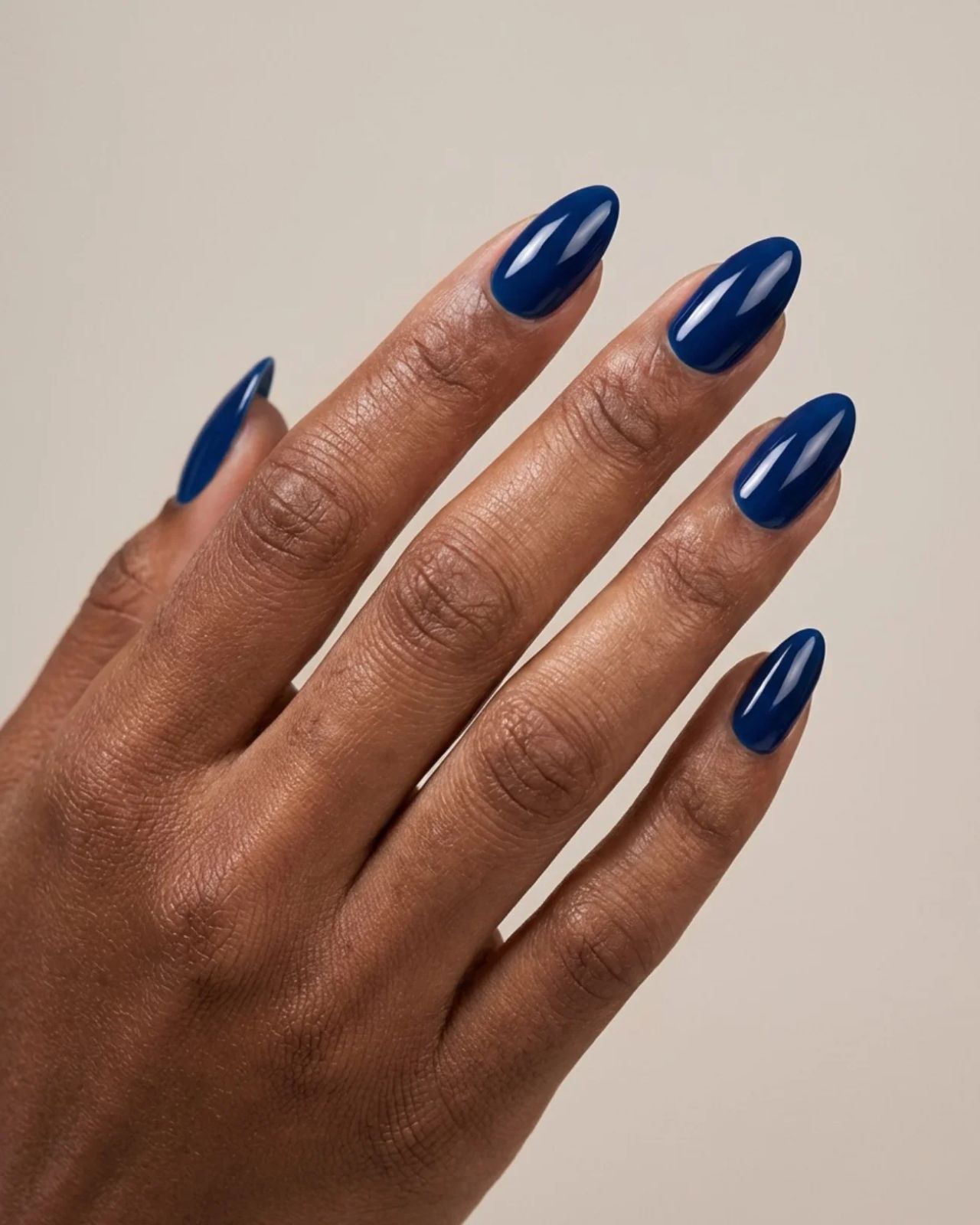 High Gloss Visual Idea — Christmas Nails for Dark Skin 2026