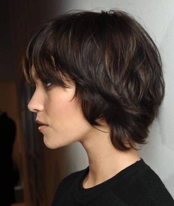 Dark Brown With Subtle Highlights Visual Idea — Winter Bob Haircuts