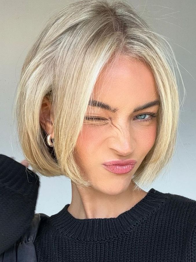 Ear To Chin Visual Idea — Winter Bob Haircuts