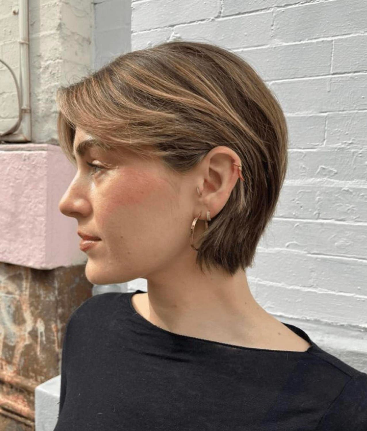 Ash Blonde With Highlights Visual Idea — Winter Bob Haircuts