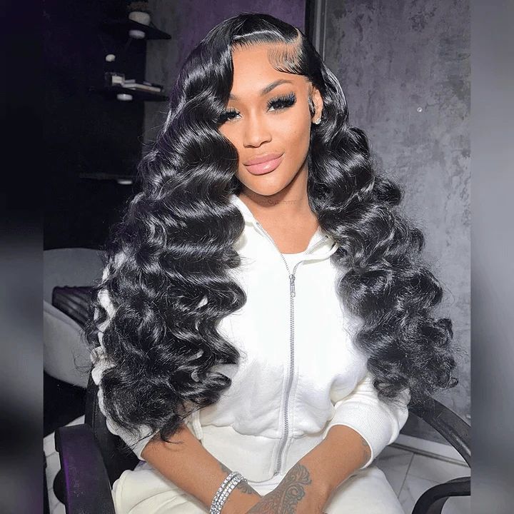 Glamorous Dark Brown Waves with Side Part — Winter Hairstyles for Long Hair