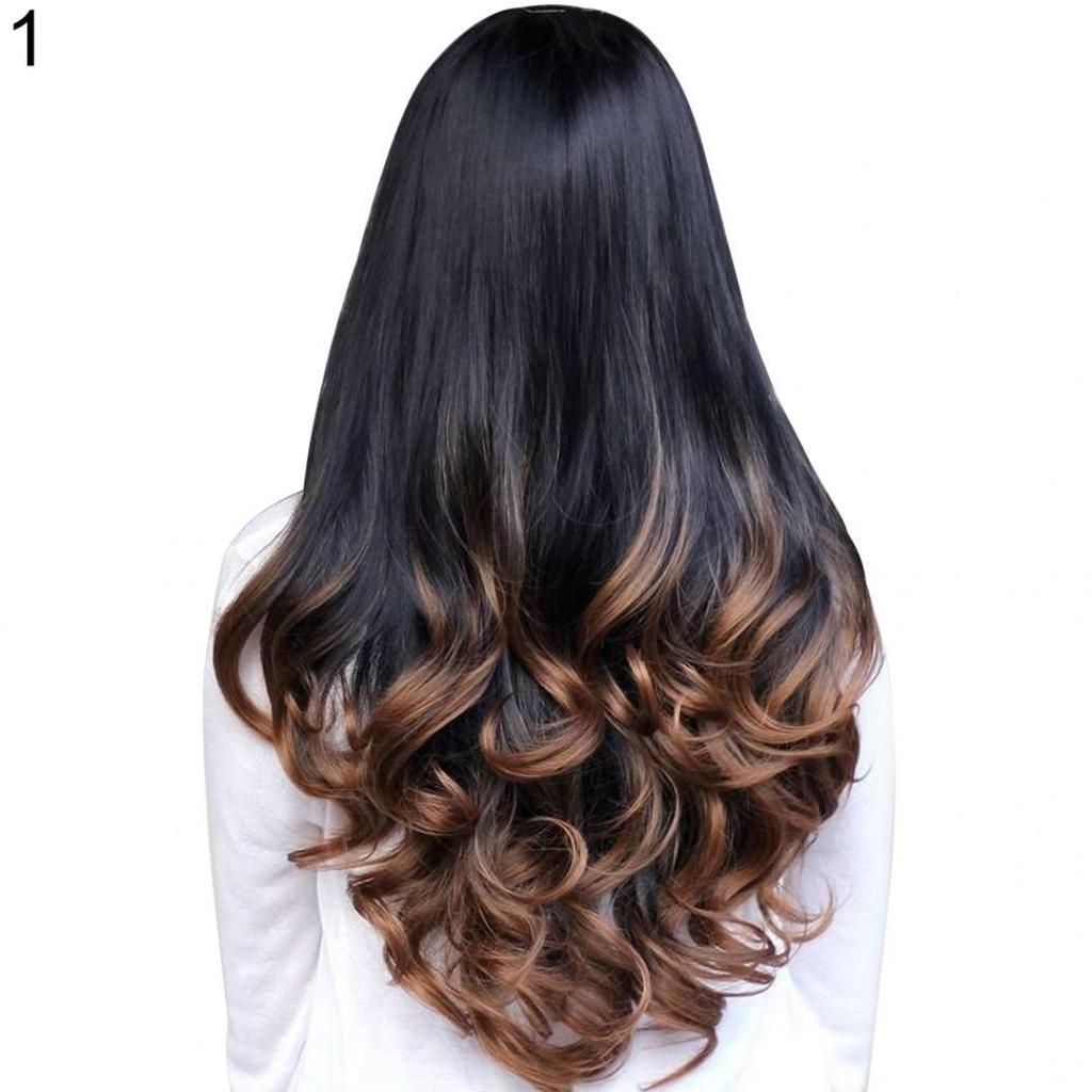 Dark Brown to Caramel Ombre Waves — Winter Hairstyles for Long Hair