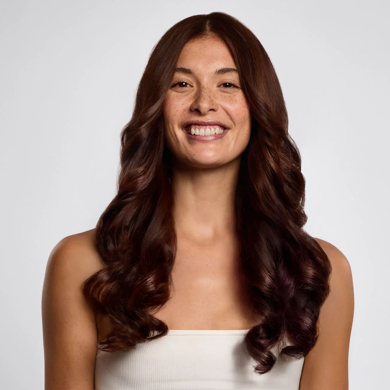 Dark Brown with Auburn Undertones — Winter Hairstyles for Long Hair