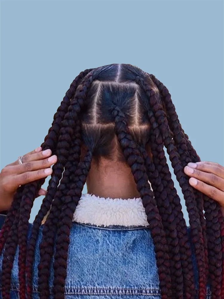 Visual Idea Visual Idea β Winter Knotless Braids
