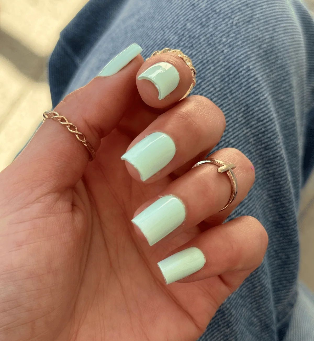 None Visual Idea None Visual Idea β New Years Square Nails 2027