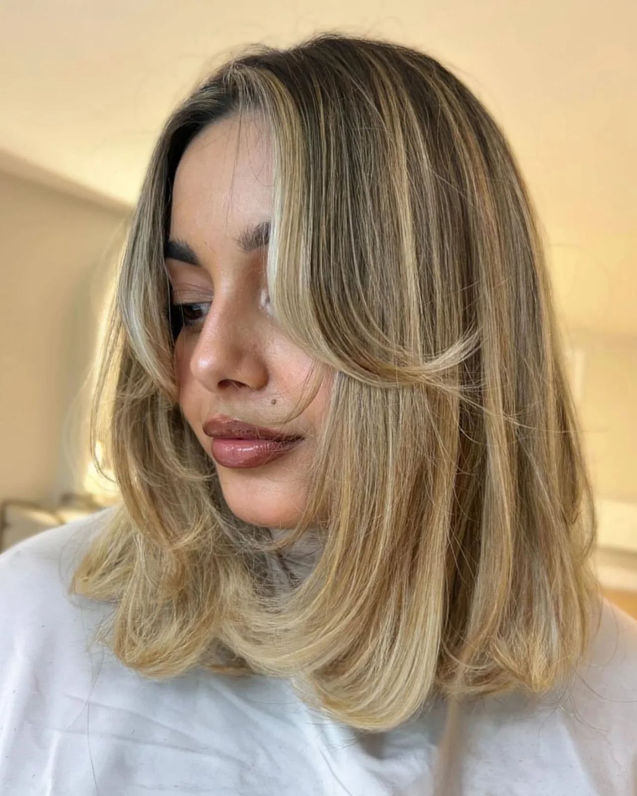 Layered Bob With Face-Framing — Winter Hairstyles for Thin Hair