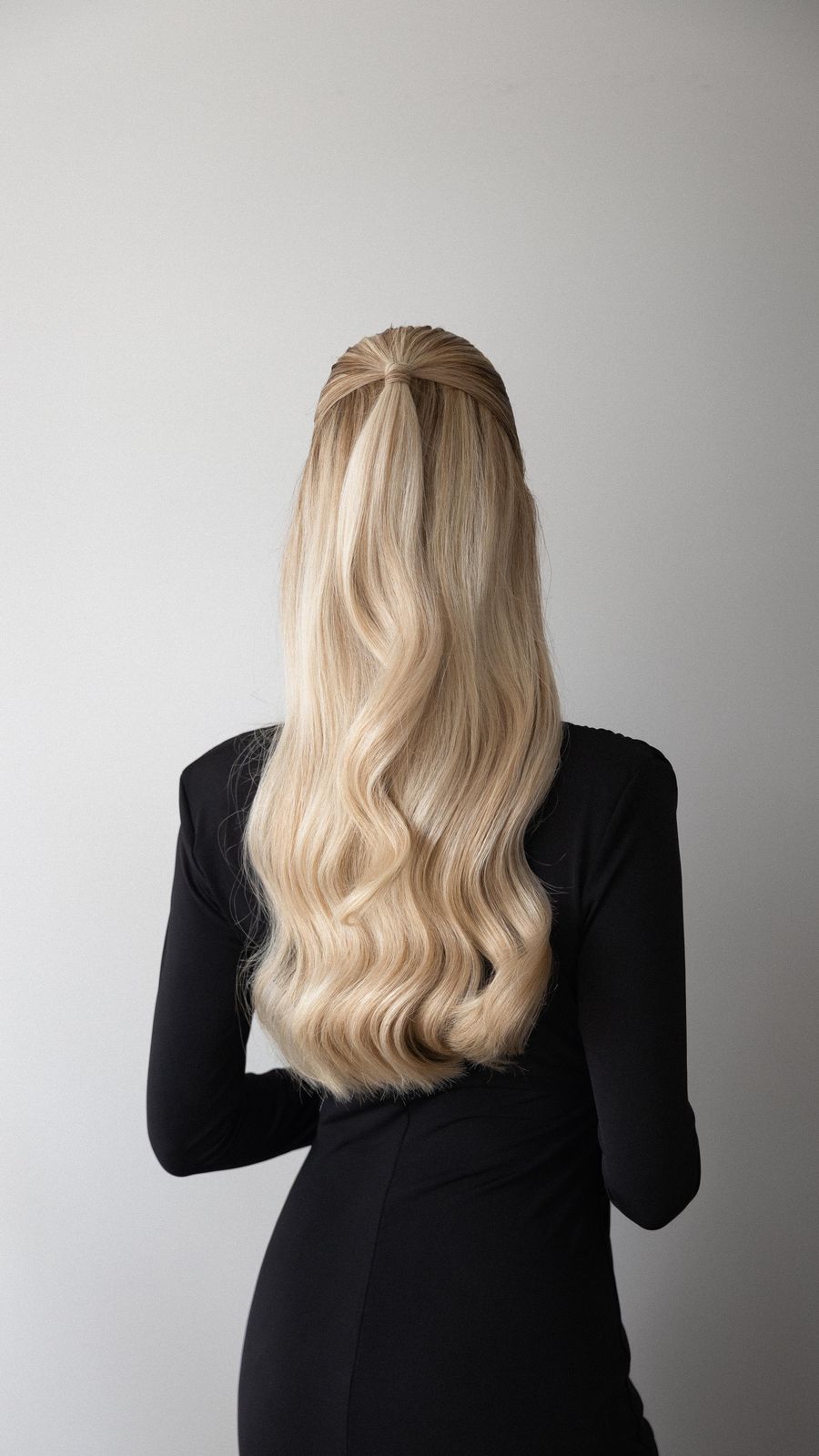 Wavy Visual Idea — Winter Half Up Half Down Hairstyles