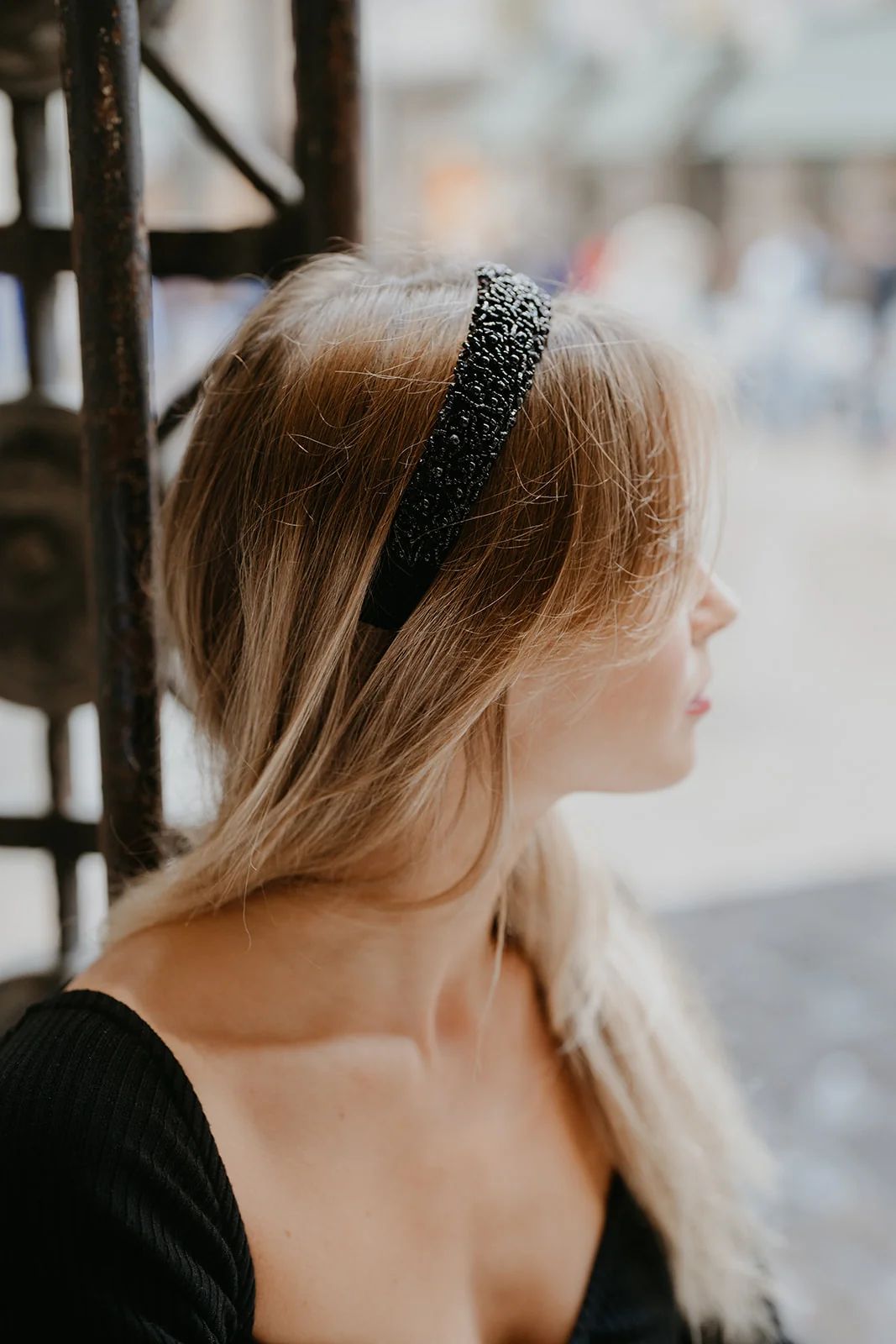Light Blonde Visual Idea — Winter Hairstyles with Headband