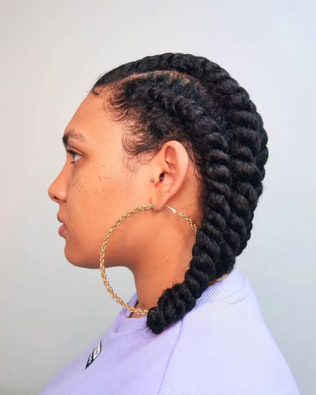 Shoulder Length Flat Twists Shoulder Length Flat Twists β Winter Twist Hairstyles