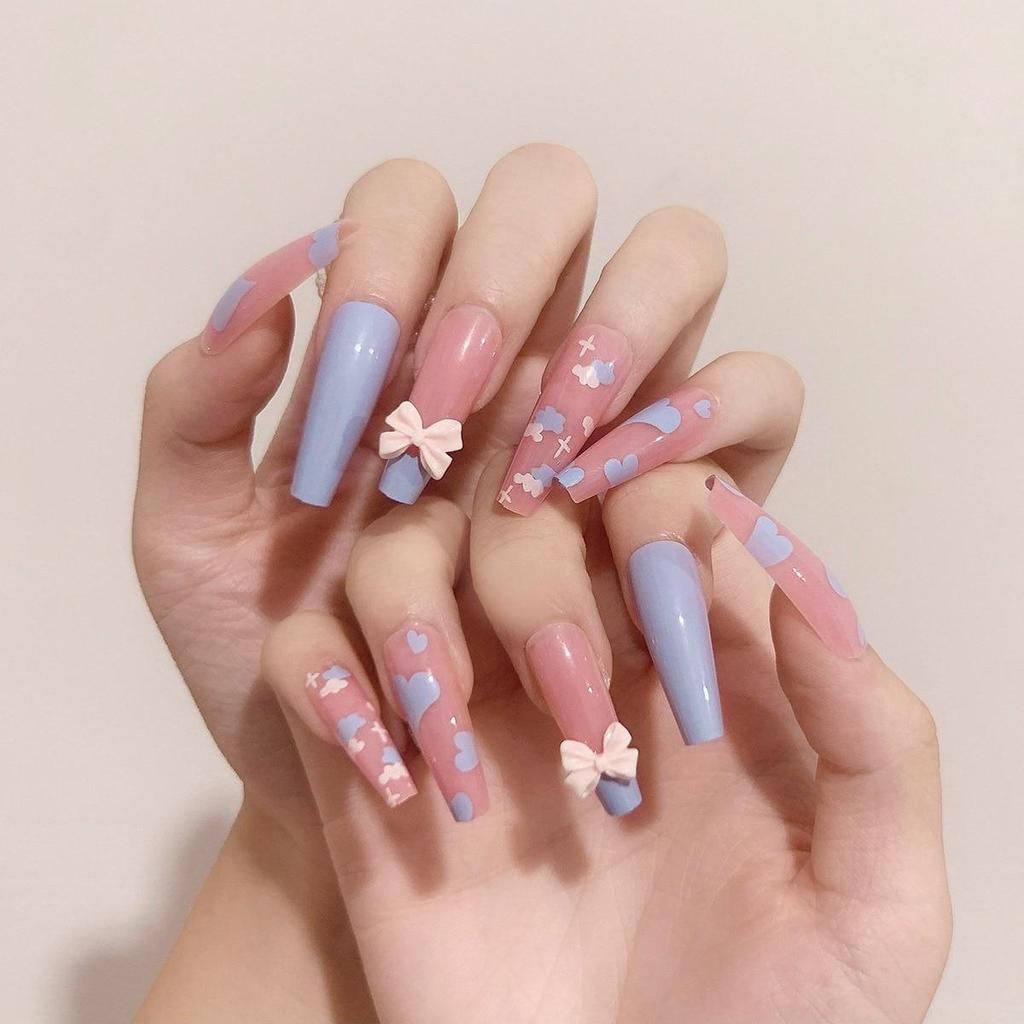 Spring Visual Idea — Long Winter Coffin Nails