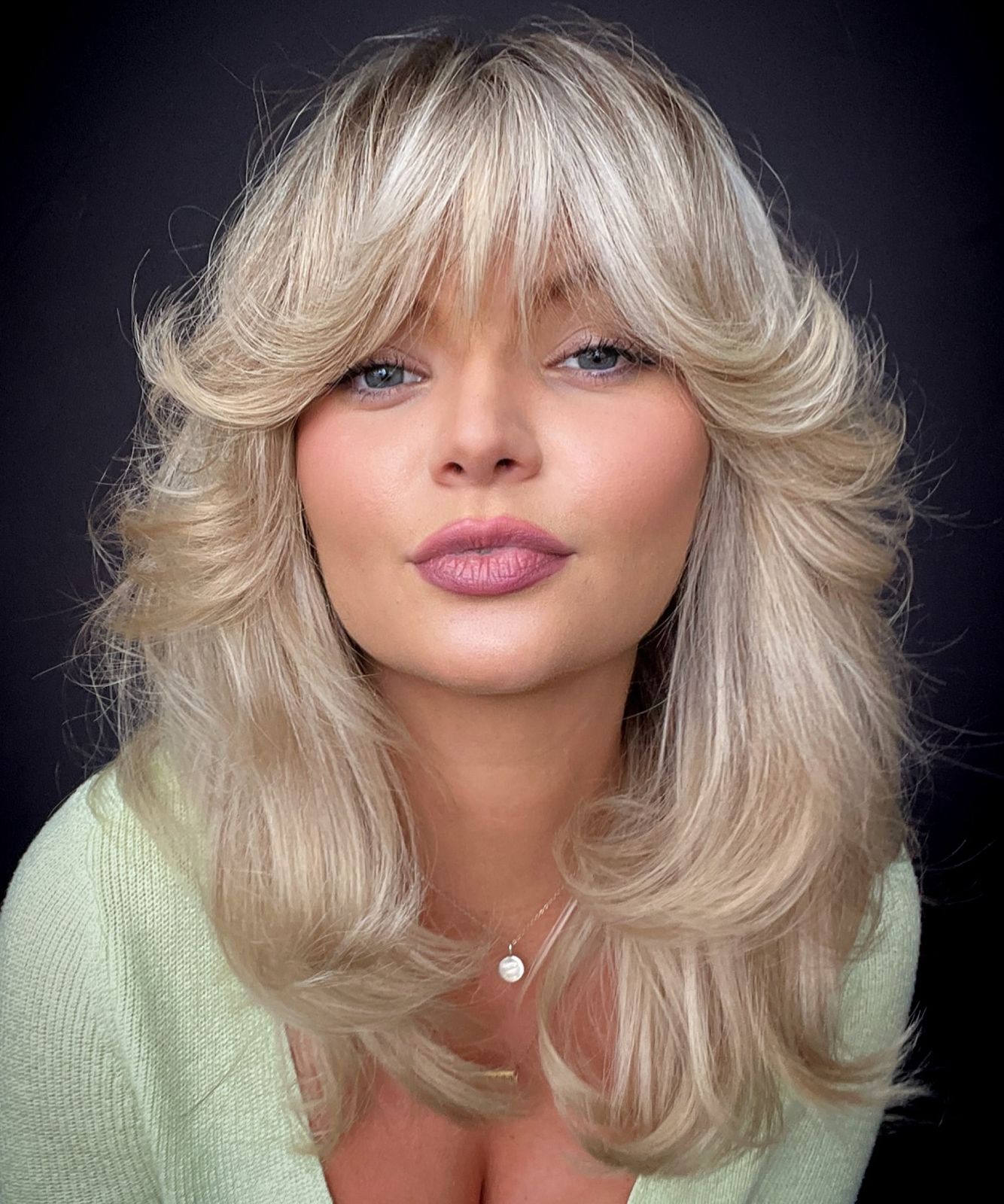 Long Visual Idea Long Visual Idea β Winter Hairstyles for Plus Size Women