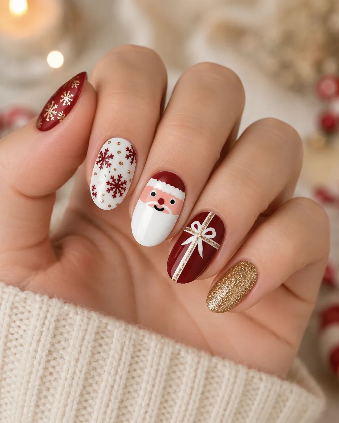 Precise Nail Art Application Visual Idea Precise Nail Art Application Visual Idea β Sparkly Winter Nails