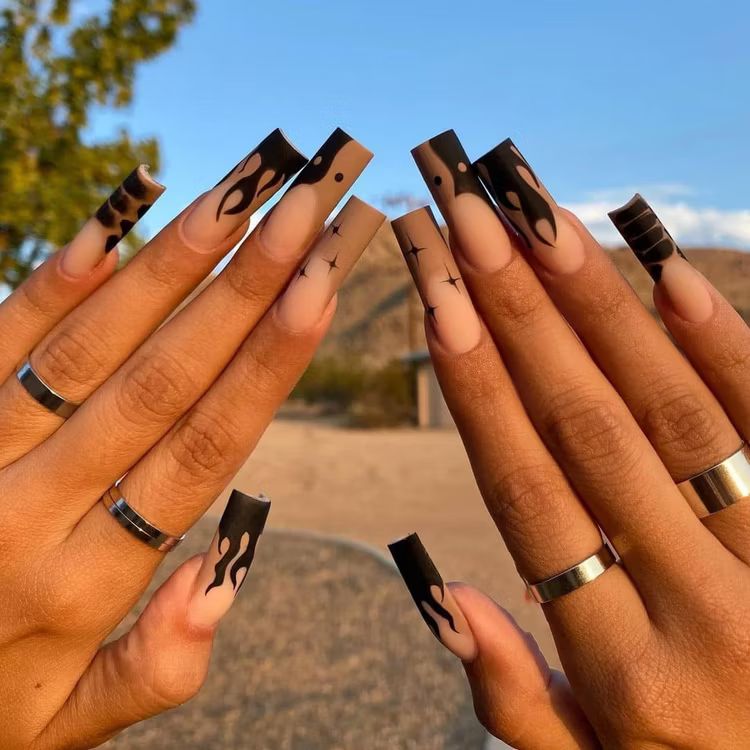 Winter Edgy Style Visual Idea Winter Edgy Style Visual Idea β Baddie Winter Nails