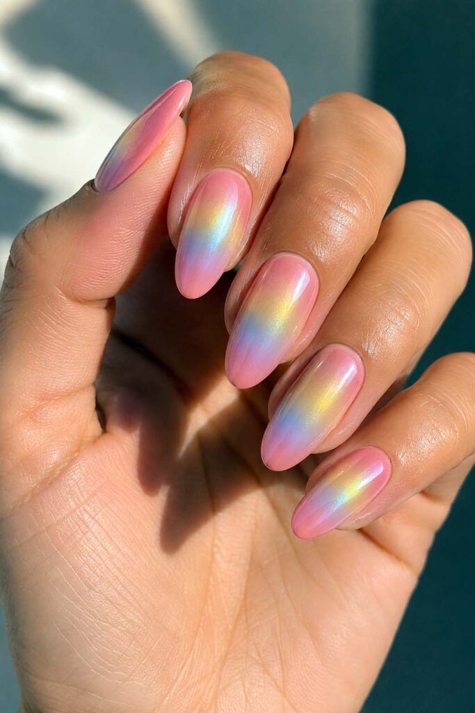 Visual Idea Visual Idea β Winter Aura Nails