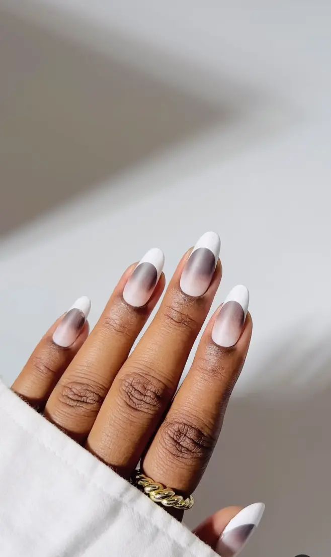 Glossy Visual Idea — Cozy Winter Nails